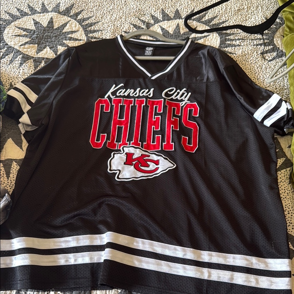 NFL Kansas City Chiefs Black and White Jersey